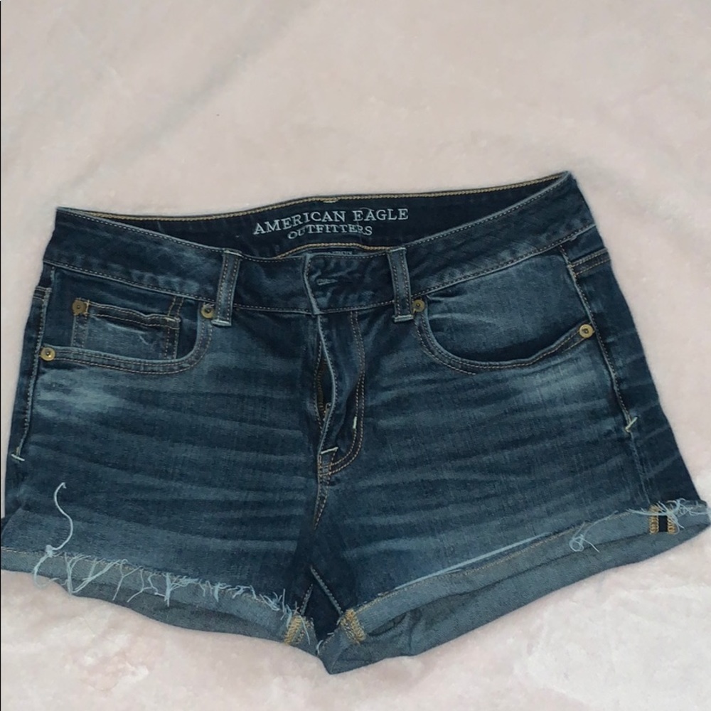 American Eagle Dark Wash Shorts